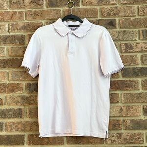 Tasso Elba White Polo Shirt